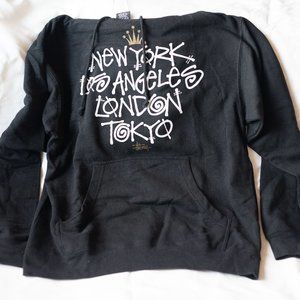 Stussy Black Hoodie Jacket